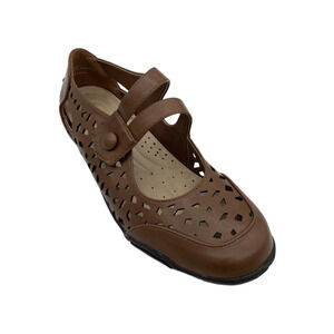 ARRAY Women's Jayden Mary Jane Flats Brown - Wide
